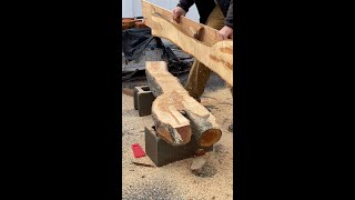 I love this $100 Chainsaw Mill / Woodworking #Shorts #shortsvideo