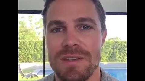 Stephen Amell was live. Code 8 stuff...