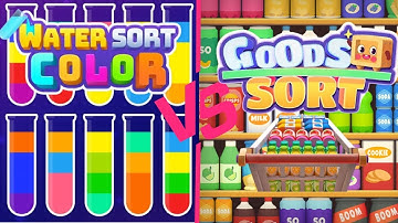 Water Sort Puzzle 🆚 Goods Sorting / Android IOS Gameplay 2025