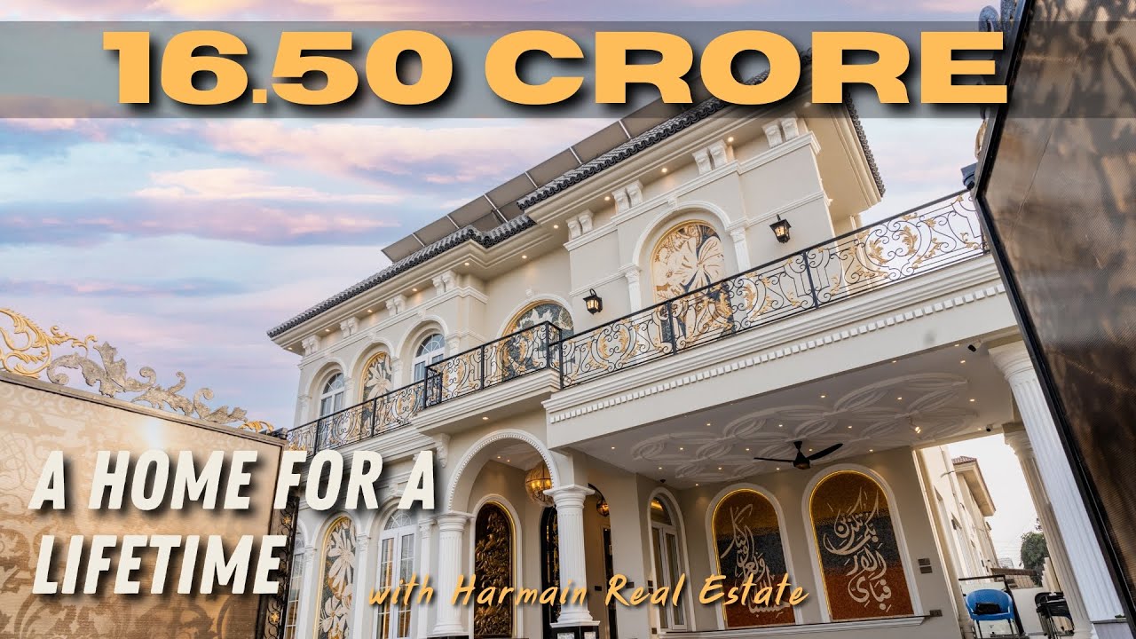 1 Kanal Exclusive Luxury Spanish House With Home Theater For Sale In