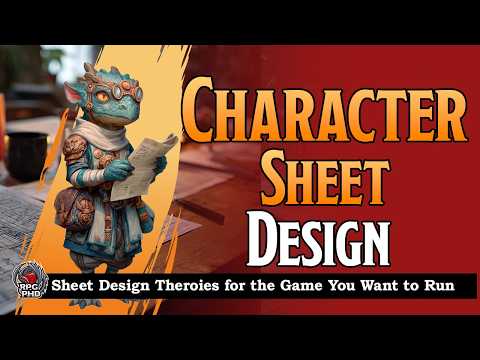 How the Design of Your Character Sheet Shapes Players
