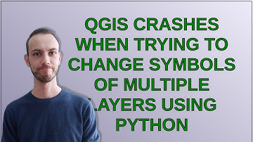 QGIS crashes when trying to change symbols of multiple layers using Python