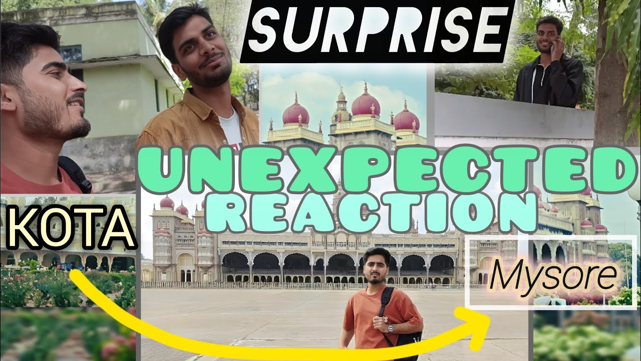 Traveling 1500 KM to Surprise My Friend |Mysore Explore 💙