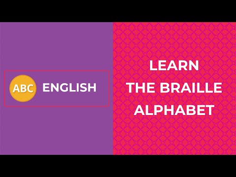 Sing & Learn the Braille Alphabet Letters | Braille for Kids | Learn English Braille Alphabet