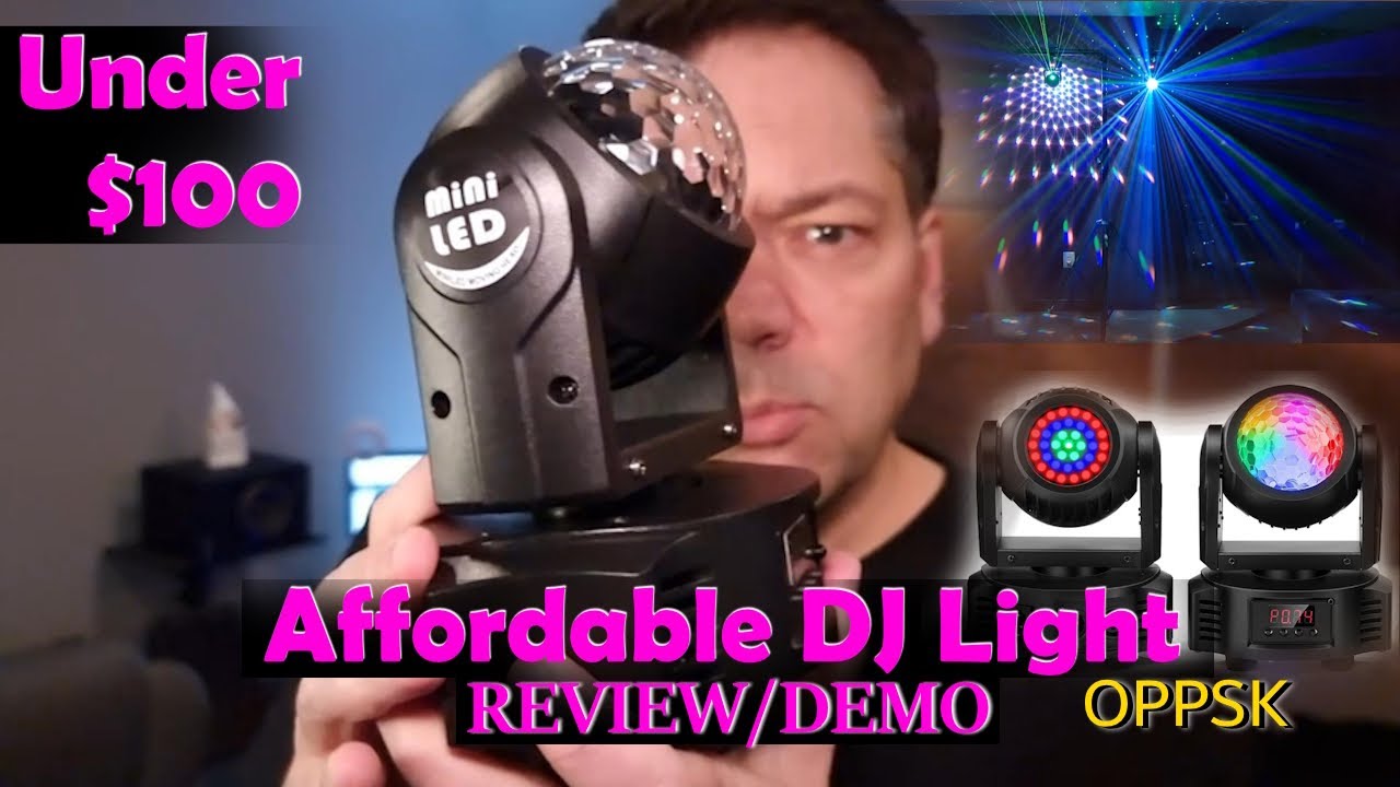DJ Light review of the OPPSK dual sided moving head light