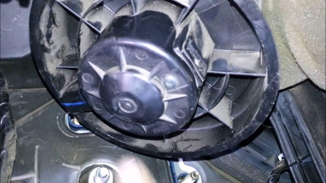 Replacing The Blower Motor on a 2008 Nissan Sentra (without removing