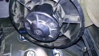 Replacing The Blower Motor On A 2008 Nissan Sentra Without Removing The Dashboard Youtube