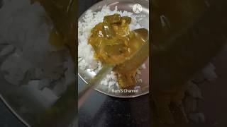 Tasty Lady's Finger Sambar  and Potato fry | Today Lunch #Shorts #Ram'S Channel