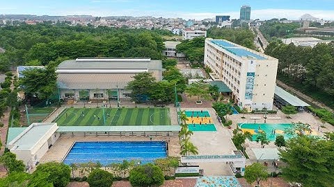 Khu thể thao quy mô tại trường THPT Lê Quý Đôn - Long Bình Tân