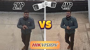 Hikvision 2MP vs 4MP IP Camera | Day & Night Vision Testing | DS-2CD1041G2-LIU & DS-2CD1023G2-LIU