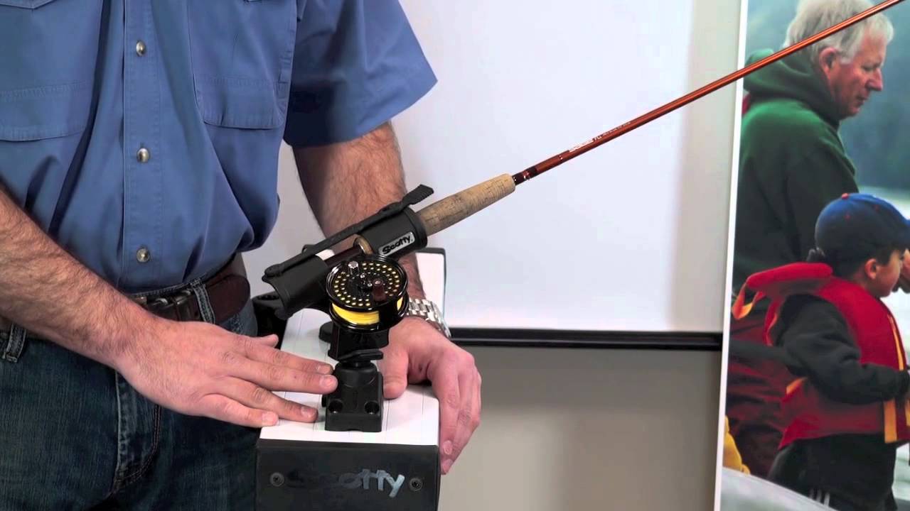 Scotty Fly Rod Holder - YouTube