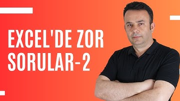Excel çözemediğimiz sorular-2 -892.video | Ömer BAĞCI