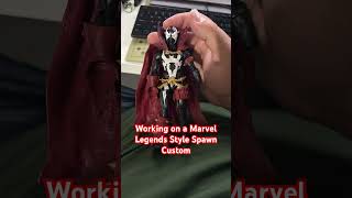 My custom #spawn using a #marvellegends body and #mcfarlanetoys accessories #actionfigures #nerdcave