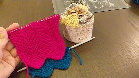 Chevron Zigzag stitch pattern |  Knitting Design | blanket, kid, Ladies Sweater Design With Subtitle