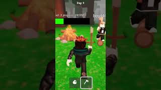 Scary Forest Nights 😱 | Roblox Survival Challenge #Shorts #shortsfeed