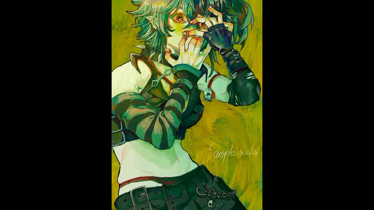 skebリク感謝　#イラスト #イラストメイキング #作品制作 #illustration #commission #art #drawing #タイムラプス