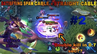 0.7 second Double kill? BEST SATISFYING SPAM CABLE AND STRAIGHT CABLE BY YUJINNN !!! Watch till end! screenshot 2