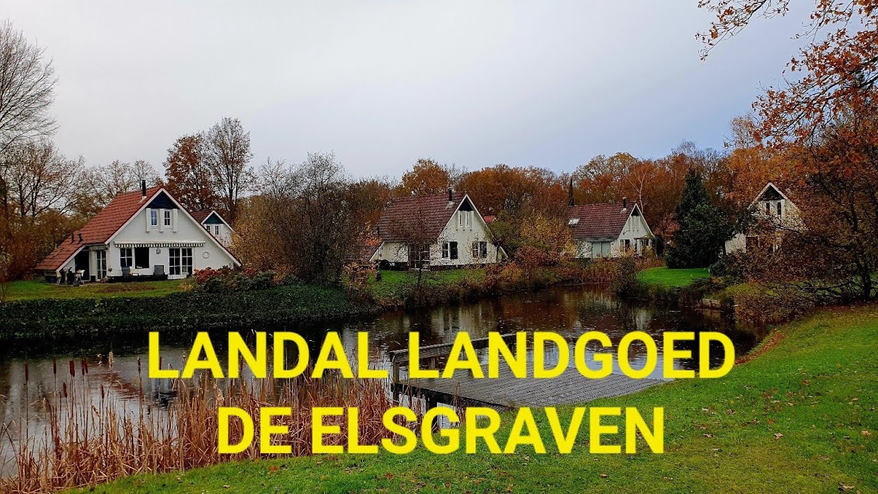 Met de fiets over Landal Landgoed De Elsgraven in Overijssel 4K