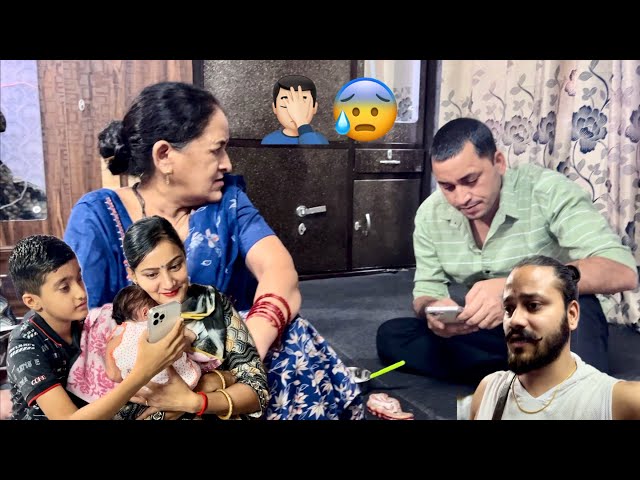 Bhaiya bhabi की Train cancel ❌ ॥ सबको prank लगा 🤦🏻‍♂️😰 #greeshbhatt #familyvlog #family class=