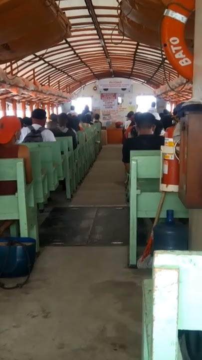 at the Ferry boat (Samal Island)