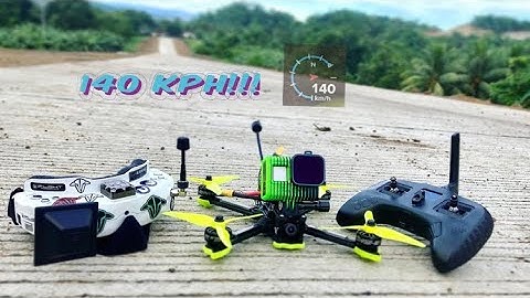Quick speed test on iflight nazgul5 v2 4s 2207 2750kv motors