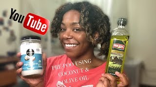 PRE-POO HAIR CARE ROUTINE W\ COCONUT &amp; OLIVE OIL |
