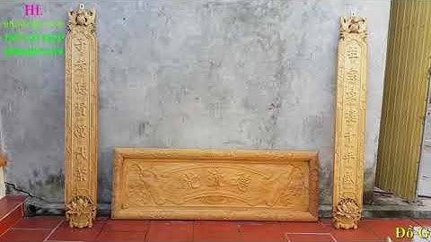 🔴Hoành Phi Câu Đối gỗ gụ mẫu mới nhất 2020| hoành phi câu đối đẹp| đồ gỗ Hiền Lanh. 0986883349