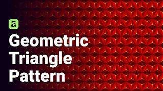 How to Create a Geometric Triangle Pattern in Affinity