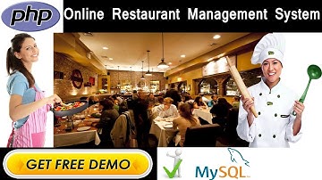 Online Restaurant Management System Project in PHP | MYSQLI | HTML | CSS | JAVASCRIPT | BOOTSTRAP