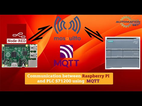 communication between Raspberry PI  and PLC S7 1200 using MQTT