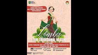 DWP Dikpora Lomba Tari Tradisional Klasik | HUT DWP 26 | Peringatan Hari Ibu Tahun 2025