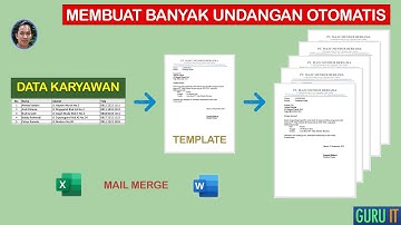 Membuat Surat Undangan dengan Mail Merge