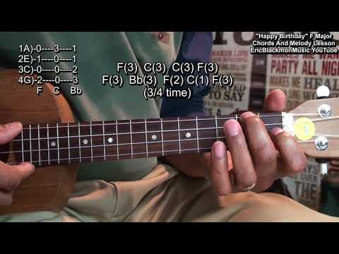 happy birthday ukulele chords