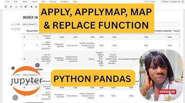 Python Pandas Tutorial: Using Apply vs ApplyMap vs  Map vs Replace Function.