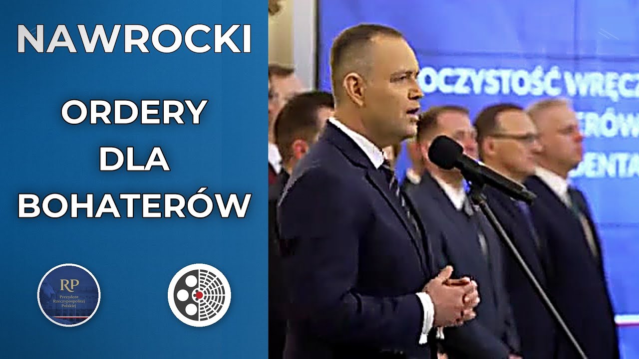 Prezydent Karol Nawrocki: Wręczenie odznaczeń państwowych