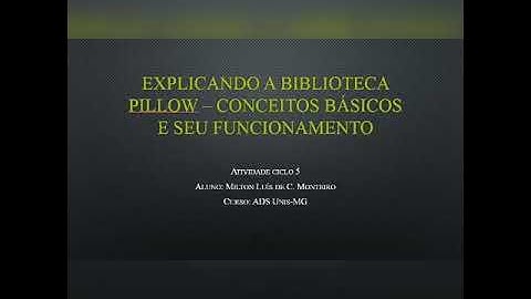 Explicando Pillow: a biblioteca do Python
