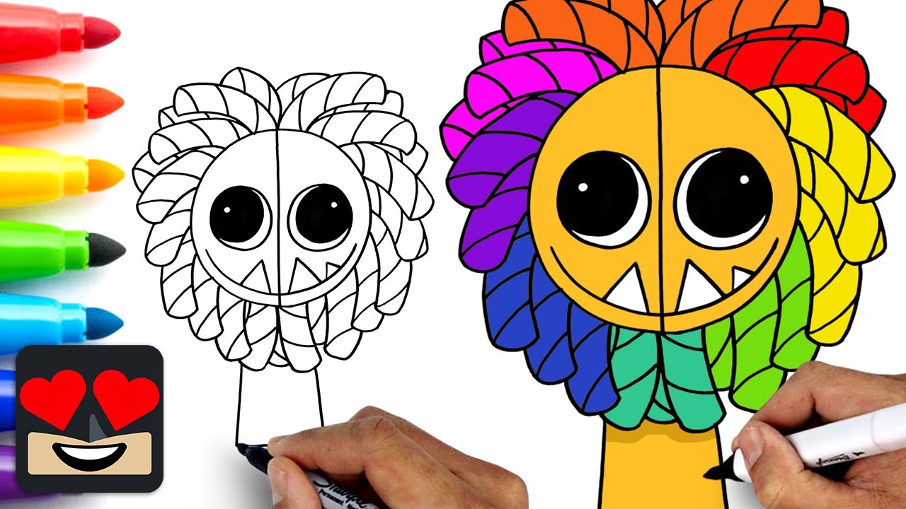 How To Draw Yarnaby Sprunki | Step by Step Art Lesson for Beginners