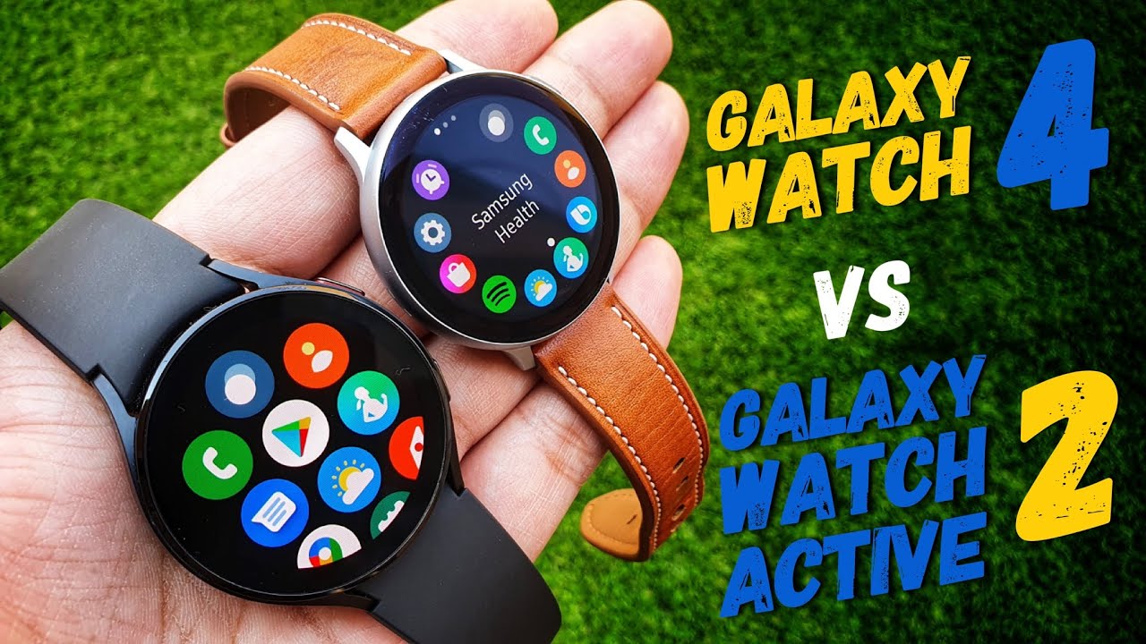 praktisk gerningsmanden Indien Samsung Galaxy Watch 4 vs Galaxy Watch Active 2! - YouTube