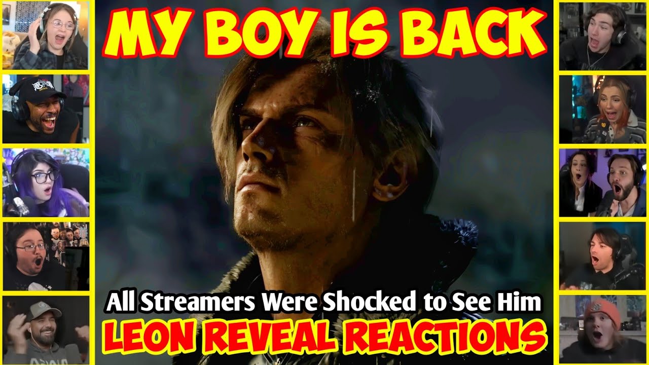 Resident Evil Requiem Reaction - Leon's Reveal Reaction Mashup Compilation