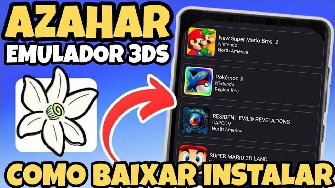 Como INSTALAR e CONFIGURAR Azahar Android RÁPIDO E FACIL! - YouTube