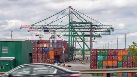 Timelapse FairView Cove Container Terminal