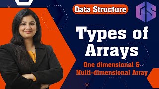 Types of Array | One dimensional & Multi-dimensional Array by Naina Mam