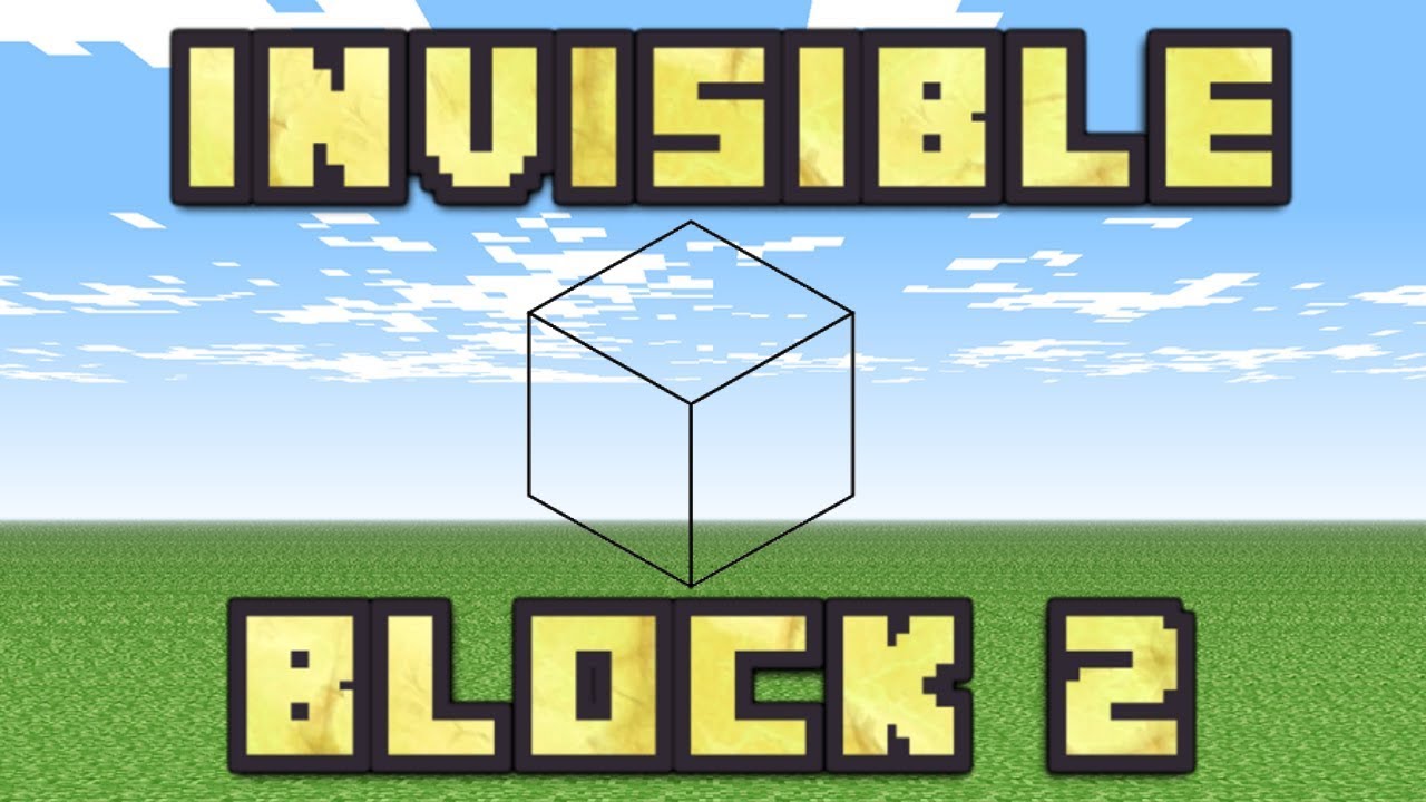 Minecraft PE - How To Get Invisible Blocks With Commands! - YouTube