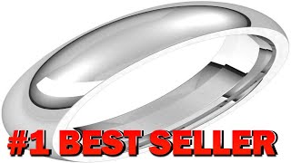Sonia Jewels Solid 14k White Gold 5mm Comfort Fit Wedding Band Ring - B0DLBR8WBC