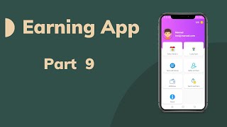 How to create Earning App in Android Studio || Profile || Part 9