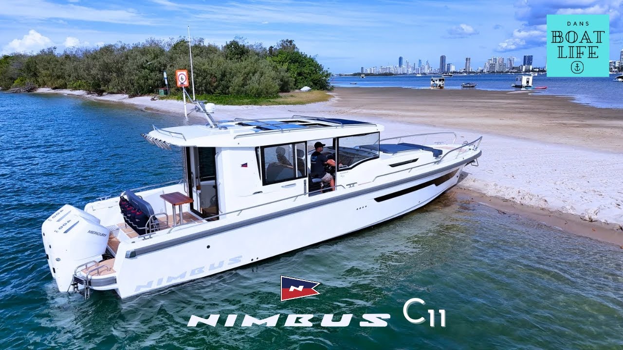 ⁣Offshore PERFECTION? Nimbus C11 TEST with V10 400Hp Mercury Outboards