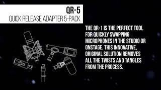 Ultimate Support Product Outlines - QR-5 QuickRelease Mic Adapter 5-Pack