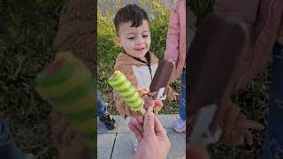 بوظه كنافه سحلب ايس كريم ايس كريم🍦😋👶🤩👏👏 #براء_وسميرة screenshot 4