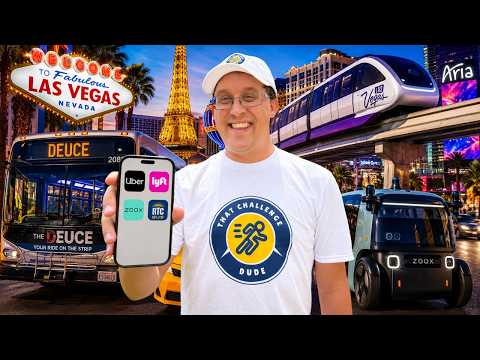 I Tested EVERY Type of Transportation in Las Vegas in ONE DAY!