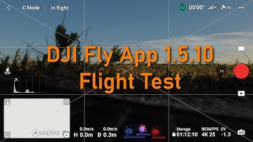 DJI Fly | Test Flight with NEW Fly App 1.5.10 Update